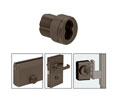 CRL 1CHDU Mortise Housing for 7-Pin Small Format Interchangeable Cores (SFIC) - Black Bronze Anodized