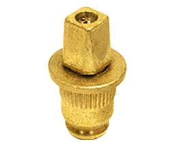 CRL 1NT404 Floor Mounted Adjustable Free-Swinging Pivot with Tapered Square Spindle