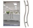 CRL 24SRPBS 24" Extra Length Right Handed "S" Ladder Style Back-to-Back Pull - Brushed Stainless