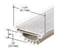 CRL 25VRA32 32" Door Bottom Seal - Aluminum
