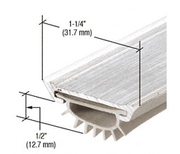 CRL 25VRA48 48" Door Bottom Seal - Aluminum