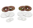 CRL 30WKBBRZ Replacement Washers for Back-To-Back Solid Pull Handle - Brushed Bronze