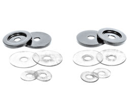 CRL 30WKCH Replacement Washers for Back-To-Back Solid Pull Handle - Polished Chrome