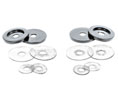 CRL 30WKCH Replacement Washers for Back-To-Back Solid Pull Handle - Polished Chrome