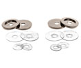CRL 30WKPN Replacement Washers for Back-To-Back Solid Pull Handle - Polished Nickel