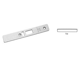 CRL 450220AL Flat Faceplate for AR4513 Series Deadlatch Locks - Aluminum