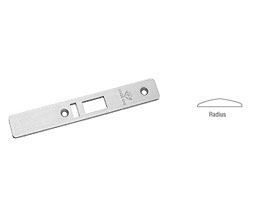 CRL 451220AL Radius Faceplate for AR4513 Series Deadlatch Locks - Aluminum