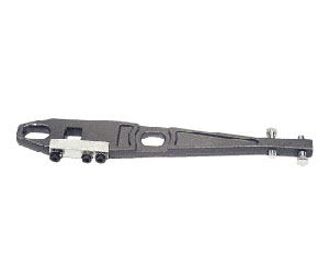 CRL CRL8010S "S" Type Side-Load Center-Hung Top Arm Assembly for Door Rails 1/2" Depth Top Rail