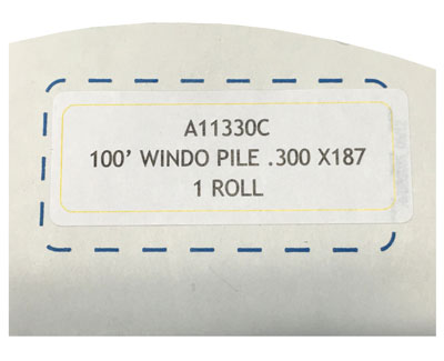 Medium Density Windo-Pile Weatherstrip