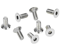 CRL A512CH Allen 5 x 12 mm Cover Plate Flat Head Screws - Polished Chrome