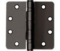 CRL BB35NRPBRZ 4-1/2" x 4" Full Mortise Non-Removable Pin Standard Weight with 1/4" Radius Corners - Ball Bearing Hinge - Bronze
