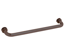 CRL BM200RB BM Series 20" Tubular Single-Sided Towel Bar with Metal Washers - Oil Rubbed Bronze