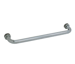 CRL BM20BN BM Series 20" Tubular Single-Sided Towel Bar with Metal Washers - Brushed Nickel