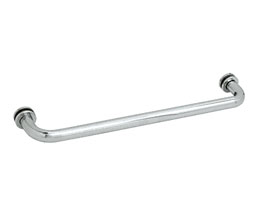 CRL BM20CH BM Series 20" Tubular Single-Sided Towel Bar with Metal Washers - Polished Chrome
