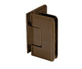CRL C0L044BBRZ Cologne 044 Series Wall Mount Offset Back Plate Hinge - Brushed Bronze