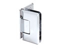 CRL C0L044CH Cologne 044 Series Wall Mount Offset Back Plate Hinge - Polished Chrome