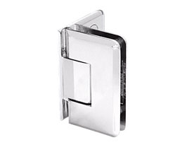 CRL C0L044SN Cologne 044 Series Wall Mount Offset Back Plate Hinge - Satin Nickel