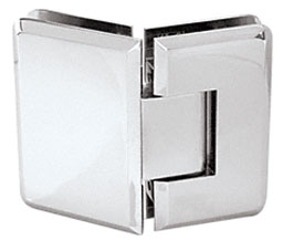 CRL C0L045CH Cologne 045 Series 135 Degree Glass-to-Glass Hinge - Polished Chrome