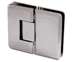 CRL C0L180SN  Cologne 180 Series 180 Degree Glass-to-Glass Hinge - Satin Nickel