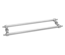 CRL C0L18X18CH Colonial Style 18" Back-to-Back Towel Bar - Polished Chrome