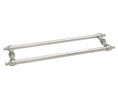 CRL C0L18X18PN Colonial Style 18" Back-to-Back Towel Bar - Polished Nickel