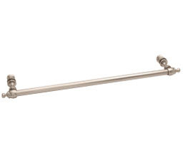 CRL C0L24PN Colonial Style 24" Single-Sided Towel Bar - Polished Nickel