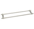 CRL C0L24X24PN Colonial Style 24" Back-to-Back Towel Bar - Polished Nickel