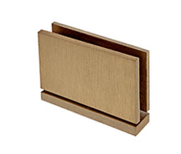 CRL CAR01BBRZ Cardiff Series Top or Bottom Mount Hinge - Brushed Bronze