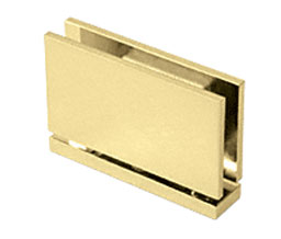 CRL CAR01BR  Cardiff Series Top or Bottom Mount Hinge - Brass