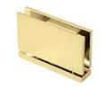 CRL CAR01BR  Cardiff Series Top or Bottom Mount Hinge - Brass