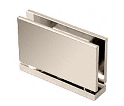CRL CAR01PN Cardiff Series Top or Bottom Mount Hinge - Polished Nickel