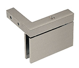 CRL CAR05LBN Cardiff 05 Series Left Hand Wall Mount Offset Hinge - Brushed Nickel