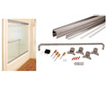 CRL CK386060BN CK Series 60" x 60" Cottage Sliding Shower Door Kit With Clear Jambs - Brushed Nickel