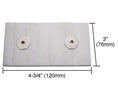 CRL CLB1BS Link Patch Bracket - Brushed Stainless