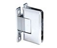 CRL C0L037CH  Cologne 037 Series Wall Mount - Full Back Plate Hinge - Chrome