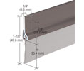 CRL DB005DV36 36" Extruded Aluminum and Vinyl Door Sweep - Dark Bronze Anodized