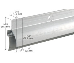 CRL DB037AV36 Door Sweep-Rain Drip Combination for 36" Door - Aluminum
