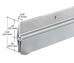 CRL DB041AV36 Aluminum and Triple-Fin Vinyl Door Sweep for 36" Door - Aluminum