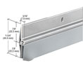 CRL DB041AV36 Aluminum and Triple-Fin Vinyl Door Sweep for 36" Door - Aluminum