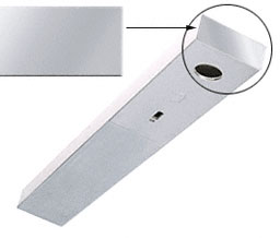 CRL DCH4ECPS End Cap With Screws for Use With 1-3/4" x 4" Headers - Polished Stainless