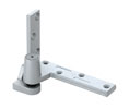 CRL DH14211R Bottom 3/4" Offset Right Hand Pivot - Satin Aluminum