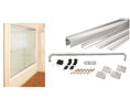 CRL DK146060BA DK Series 60" x 60" Cottage Sliding Shower Door Kit With Metal Jambs - Brite Anodized