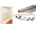 CRL DK146072BN DK Series 60" x 72" Cottage Sliding Shower Door Kit With Metal Jambs - Brushed Nickel