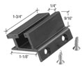 CRL DK6914 1/4" Bottom Guide for CK/DK for Cottage Series Sliders