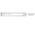 CRL DL48PS Strike Faceplate for Use With DH410 and DT410 Series Center Locks - Polished Stainless