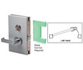 CRL DL610LMBS 6" x 10" LH Center Lock with Deadlatch in Class Room Function - Brushed Stainless