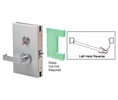 CRL DL610LMSC 6" x 10" LH Center Lock with Deadlatch in Class Room Function - Satin Chrome