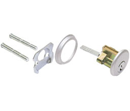 CRL DL911SCKDA Rim Keyed Cylinder - Schlage "C" Keyway - Keyed Different - Aluminum