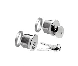CRL DRA5060BS Keyed DRA Cylinder and Thumbturn Combo - Brushed Stainless