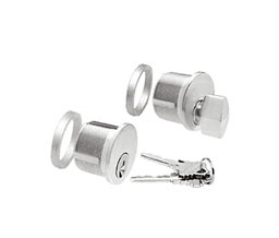 CRL DRA5060SA Keyed DRA Cylinder and Thumbturn Combo - Satin Anodized